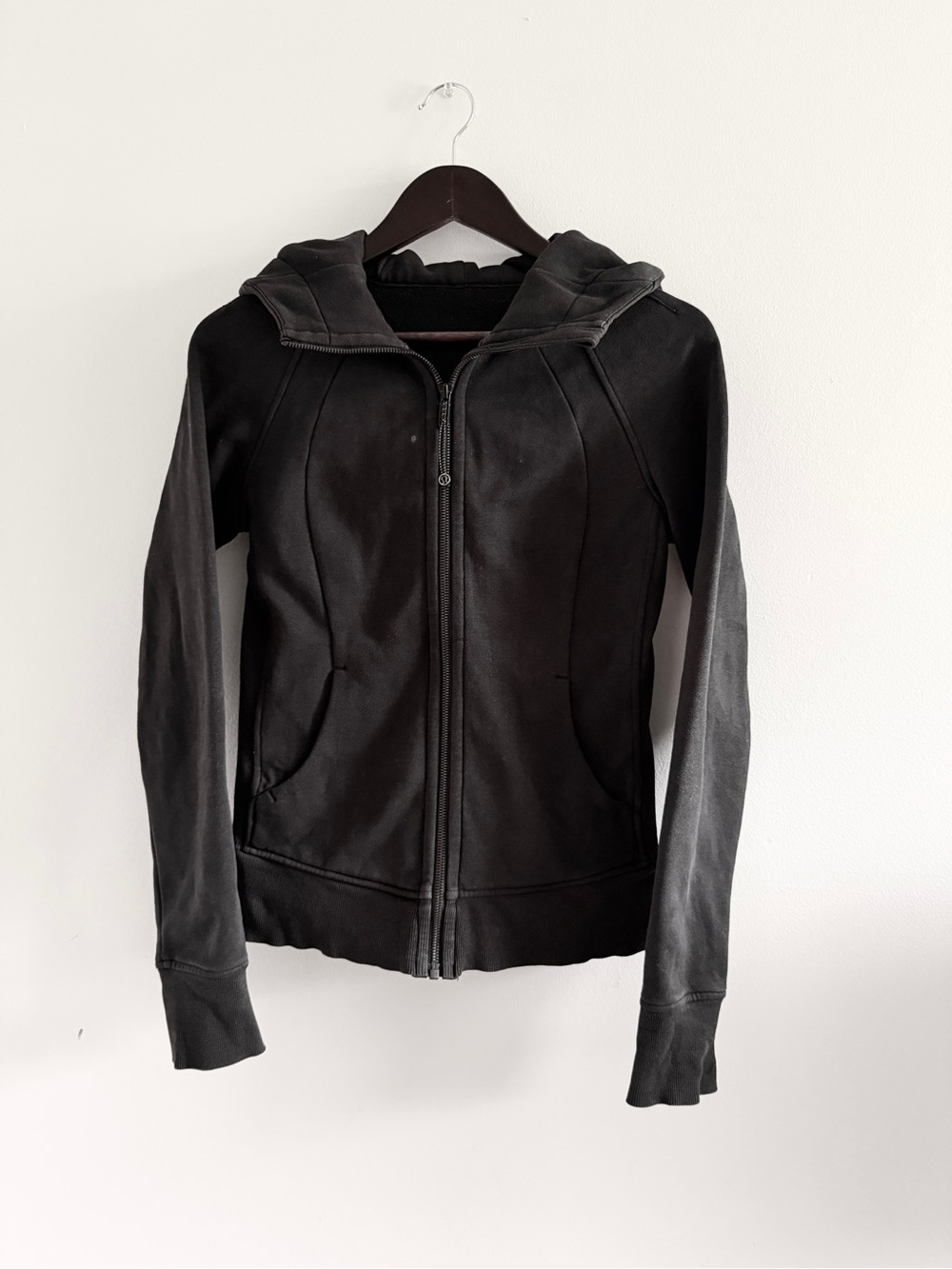 Lululemon Scuba Hoodie Black Zip Hoodie Size 4